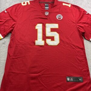 Nike Patrick Mahomes Jersey #15 NFL XXXL Red Stitched On Field‎ AFC Patch New